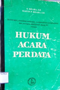 Image of Hukum Acara Perdata